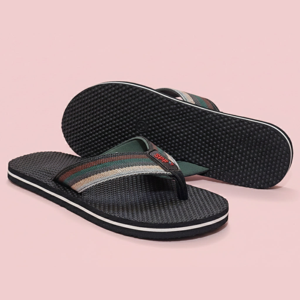 Drop Emboss Ortho Comfort Slippers for Men