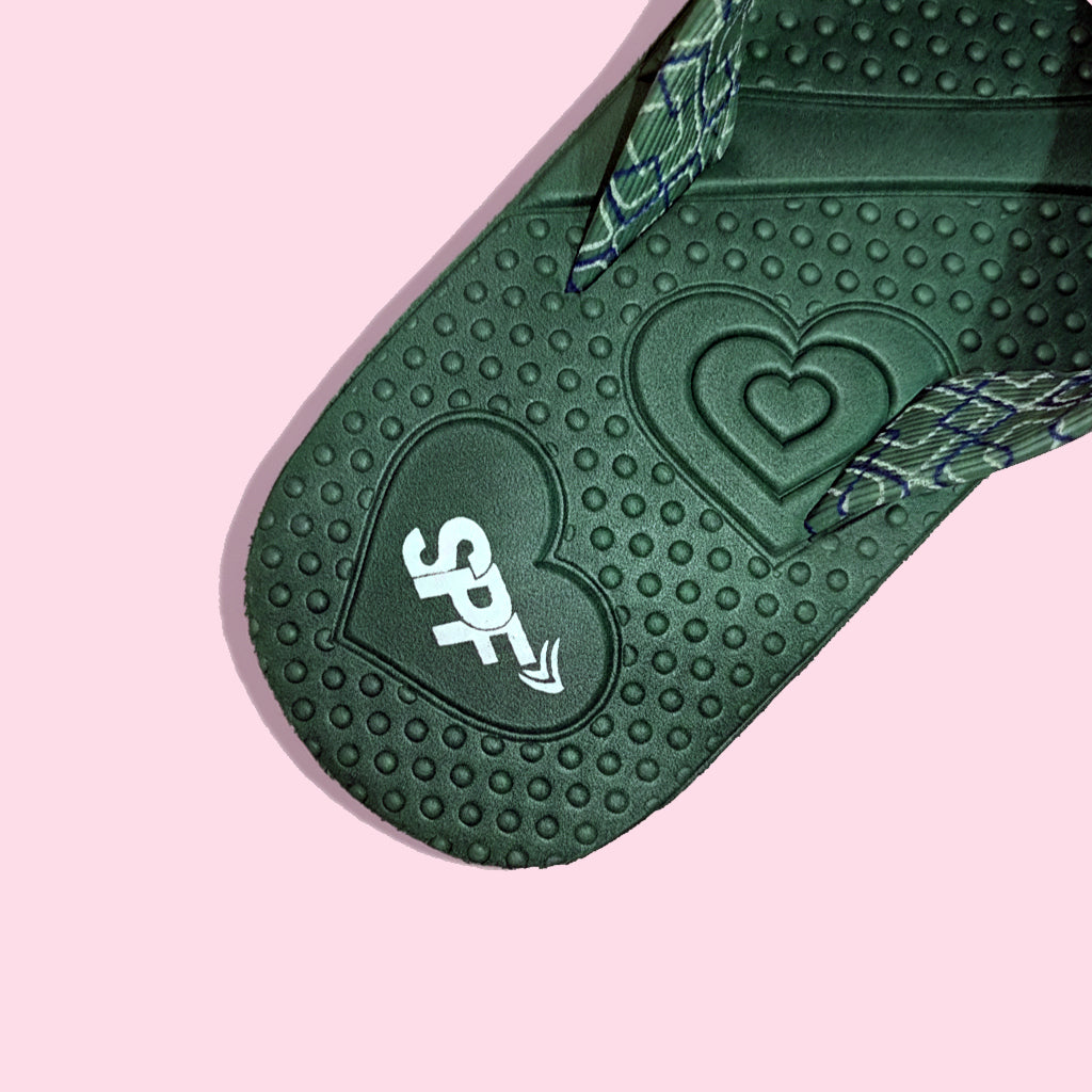 Heart Emboss Comfort Slippers for Women
