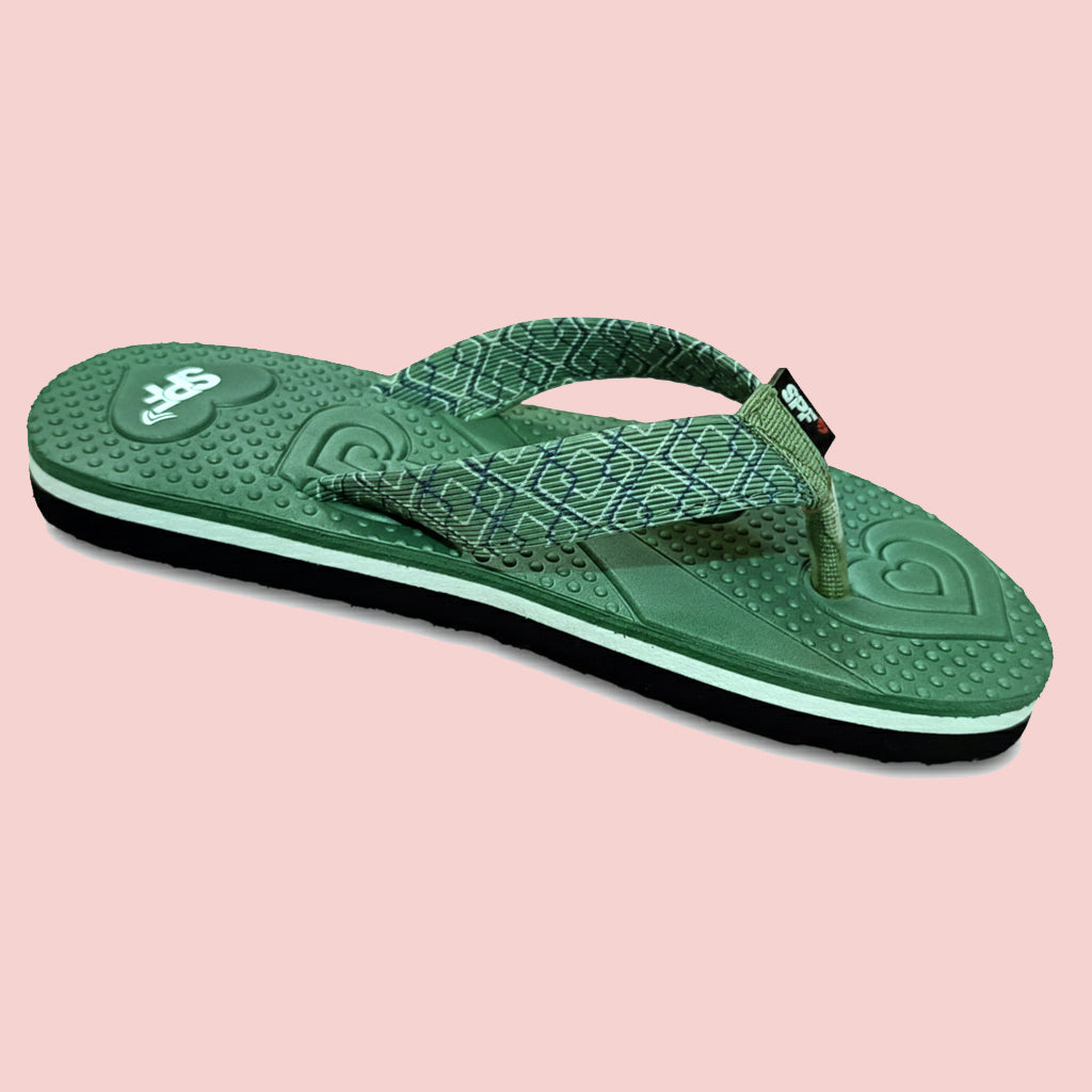 Heart Emboss Comfort Slippers for Women