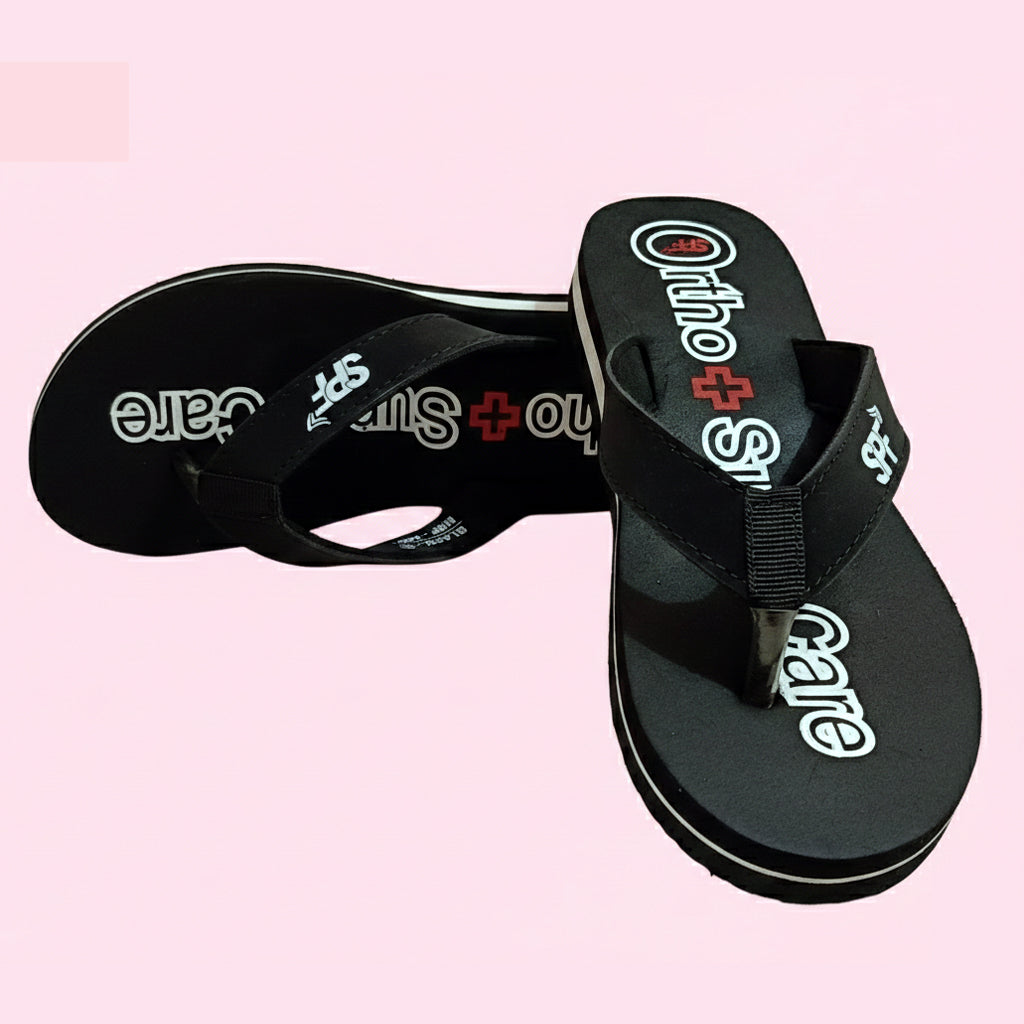 Ortho Super Soft Comfort Slippers for Women | Heel Pain Relief | Arch Support | Ultra Lightweight