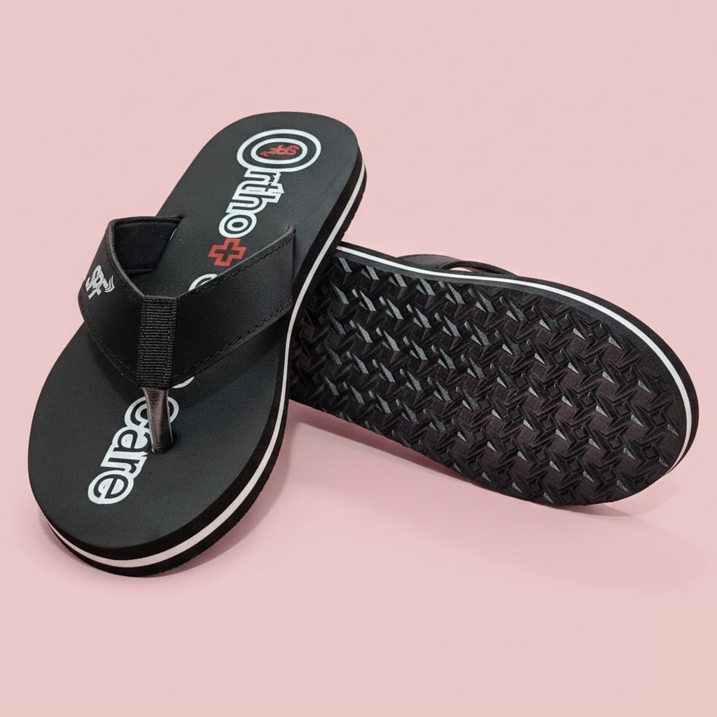 Ortho Super Soft Comfort Slippers for Men | Heel & Arch Pain Relief | Lightweight Orthopedic Support