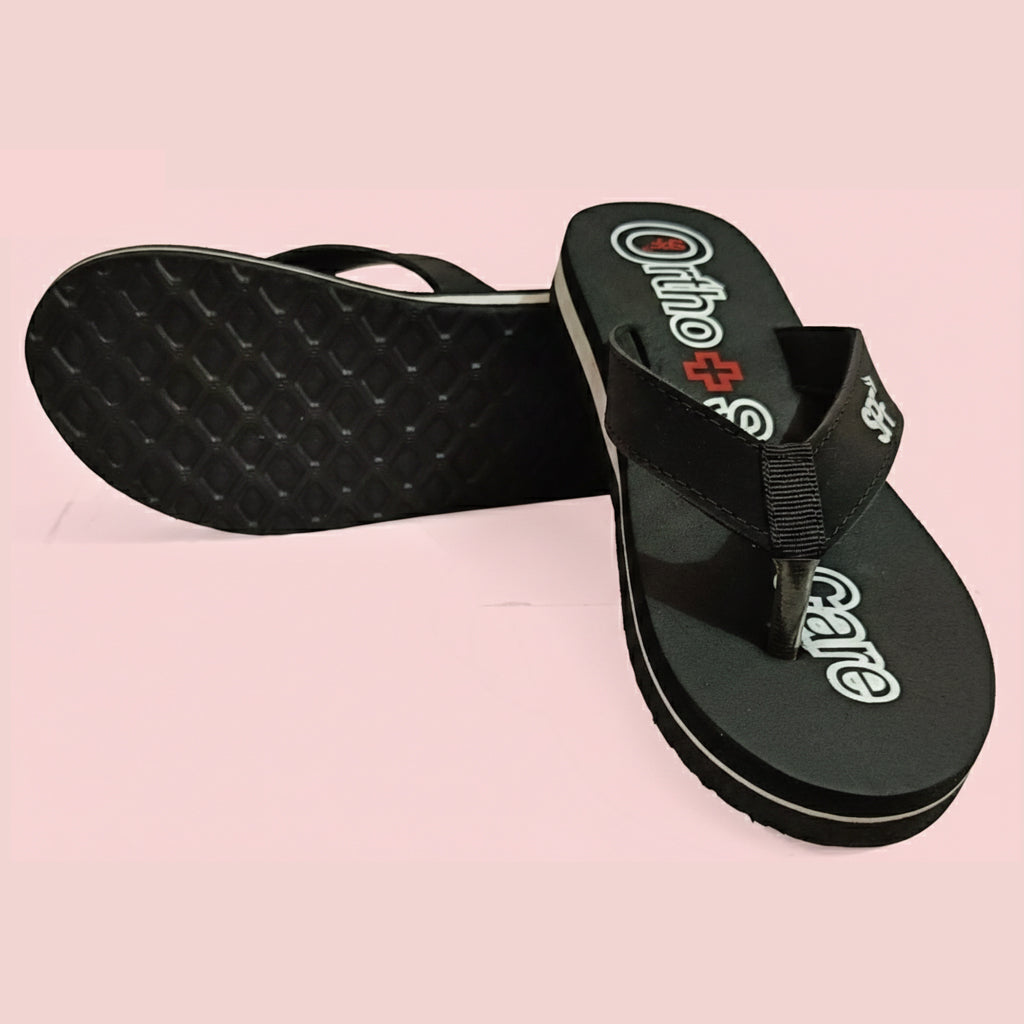 Ortho Super Soft Comfort Slippers for Women | Heel Pain Relief | Arch Support | Ultra Lightweight