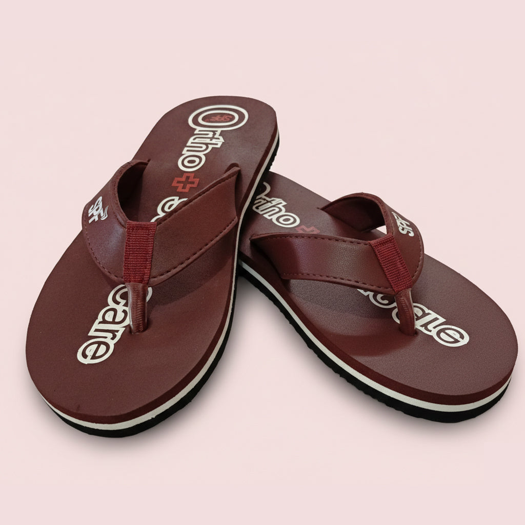 Ortho Super Soft Comfort Slippers for Men | Heel & Arch Pain Relief | Lightweight Orthopedic Support