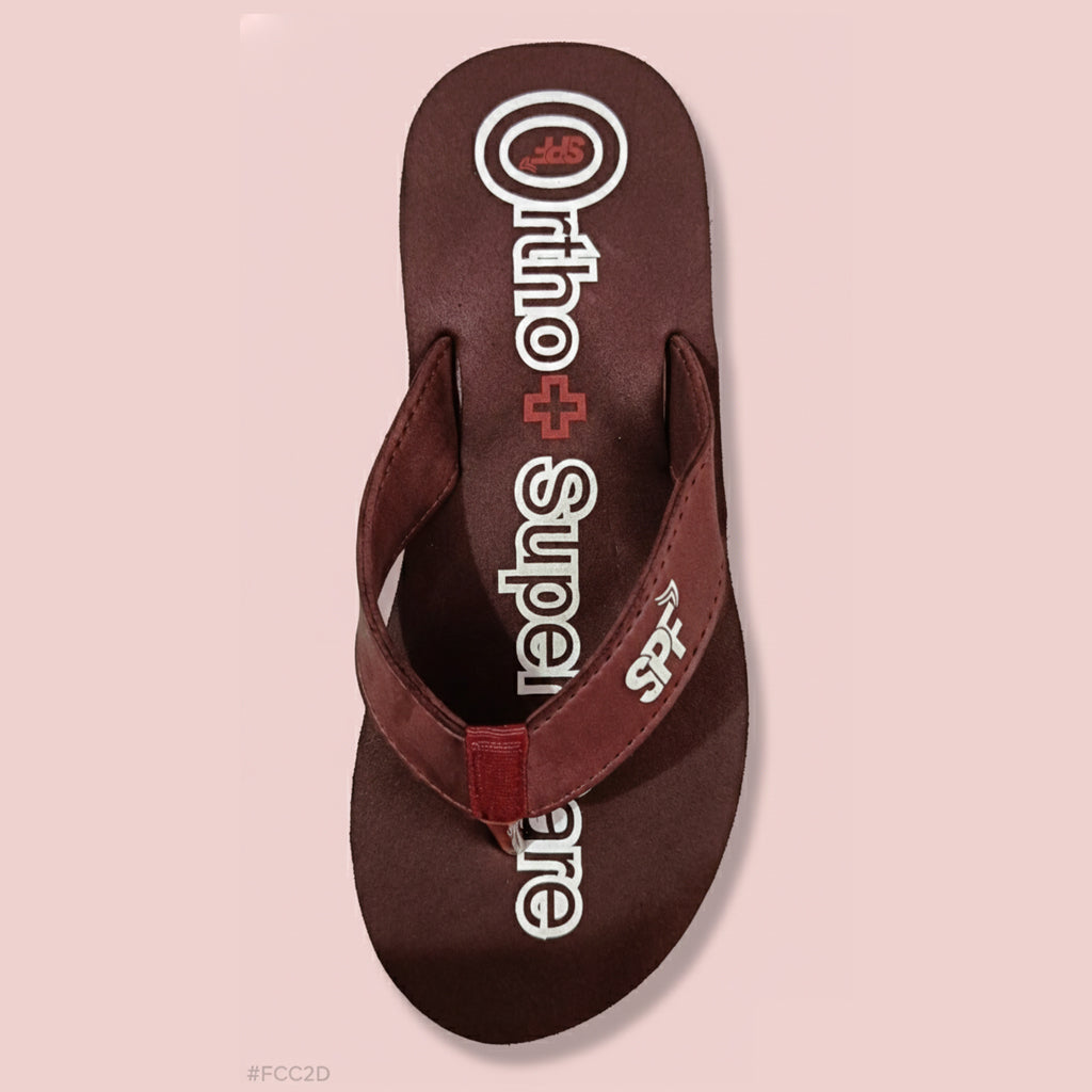 Ortho Super Soft Comfort Slippers for Men | Heel & Arch Pain Relief | Lightweight Orthopedic Support