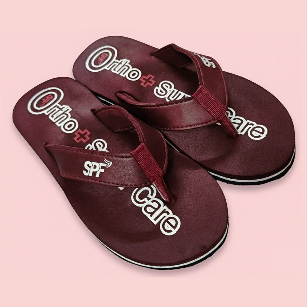 Ortho Super Soft Comfort Slippers for Men | Heel & Arch Pain Relief | Lightweight Orthopedic Support