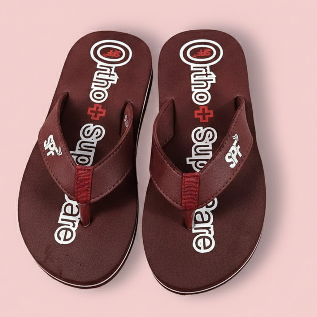 Ortho Super Soft Comfort Slippers for Women | Heel Pain Relief | Arch Support | Ultra Lightweight