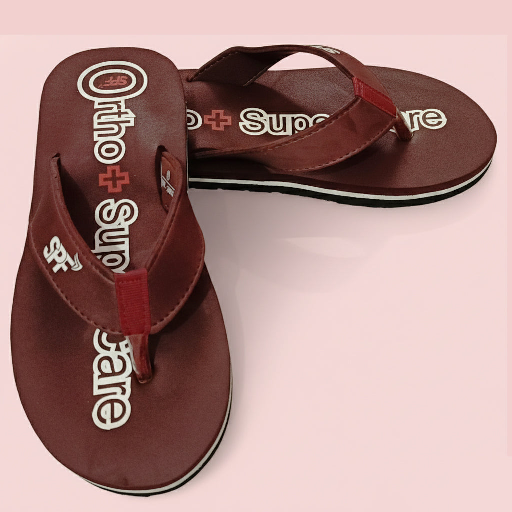 Ortho Super Soft Comfort Slippers for Women | Heel Pain Relief | Arch Support | Ultra Lightweight