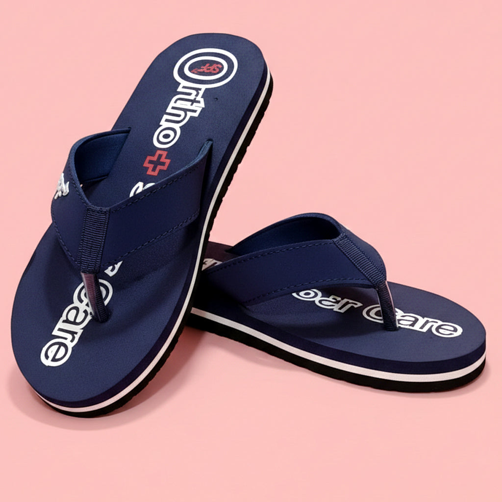 Ortho Super Soft Comfort Slippers for Men | Heel & Arch Pain Relief | Lightweight Orthopedic Support