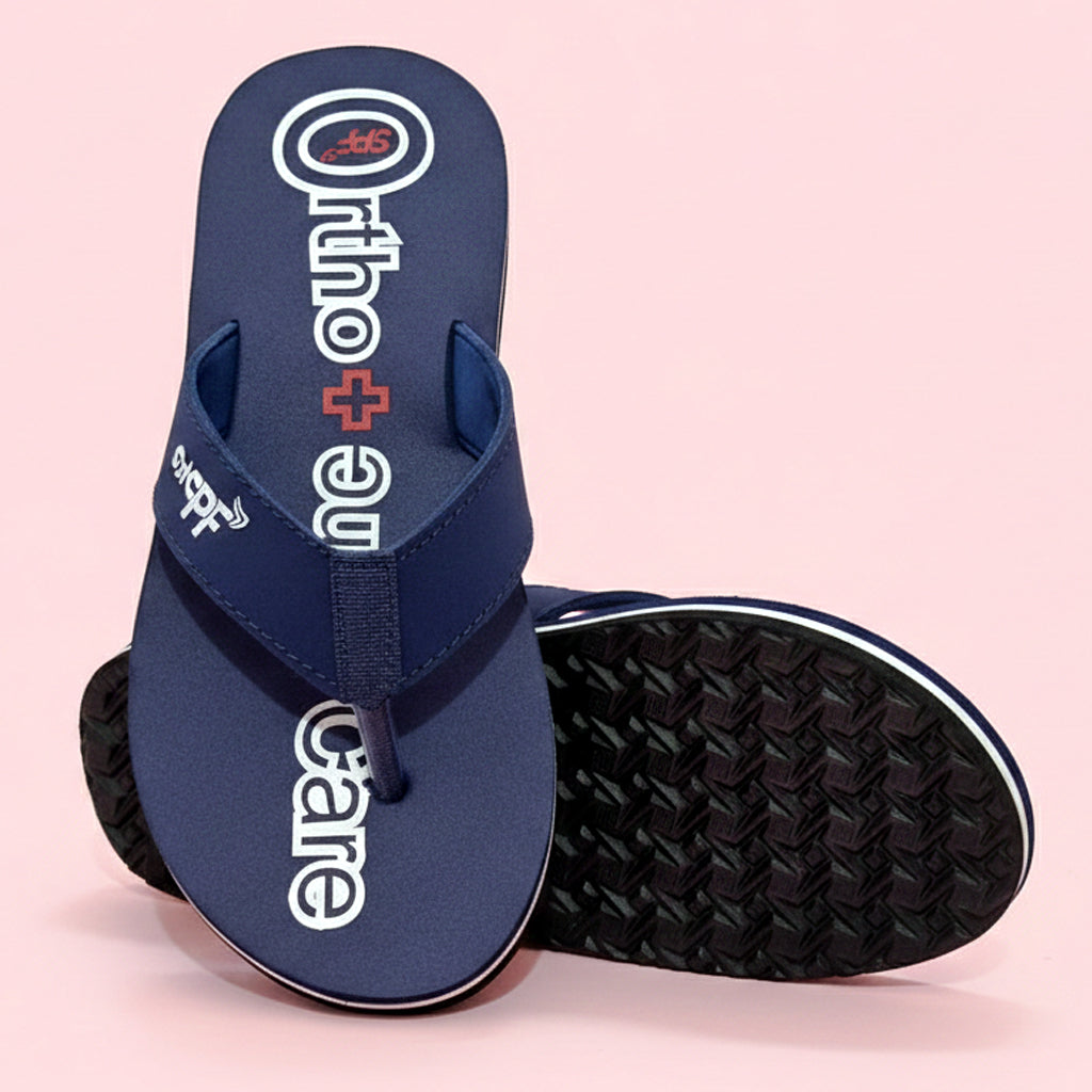 Ortho Super Soft Comfort Slippers for Men | Heel & Arch Pain Relief | Lightweight Orthopedic Support
