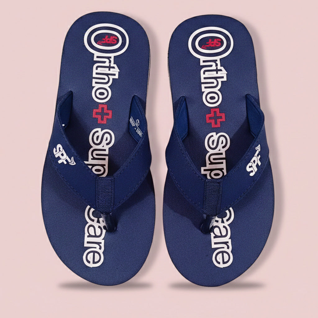Ortho Super Soft Comfort Slippers for Men | Heel & Arch Pain Relief | Lightweight Orthopedic Support